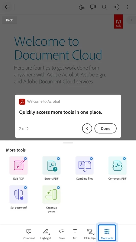 Adobe Acrobat Reader — captura de tela 2