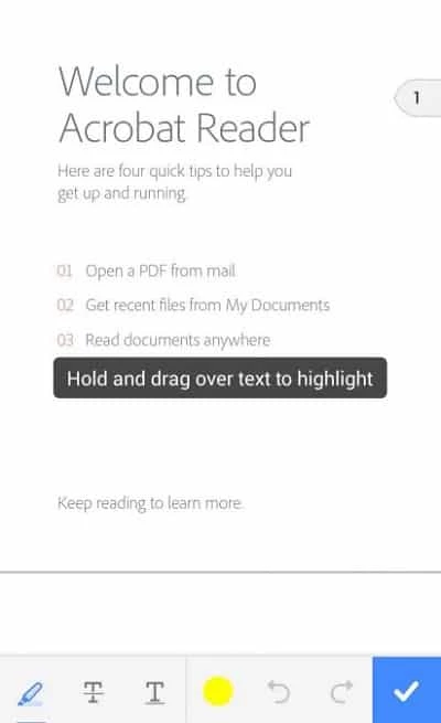 Adobe Acrobat Reader — captura de tela 9